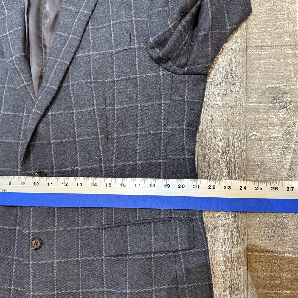 Lauren Ralph Lauren Gray Plaid Blazer - Picture 13 of 14